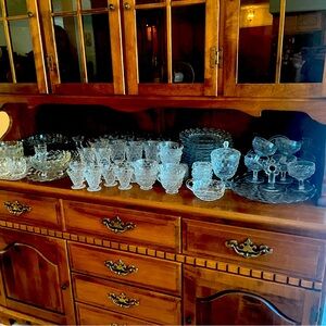 Fostoria Americana Crystal 72 pieces